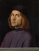 Portrait of Battista Fiera, Lorenzo  Costa